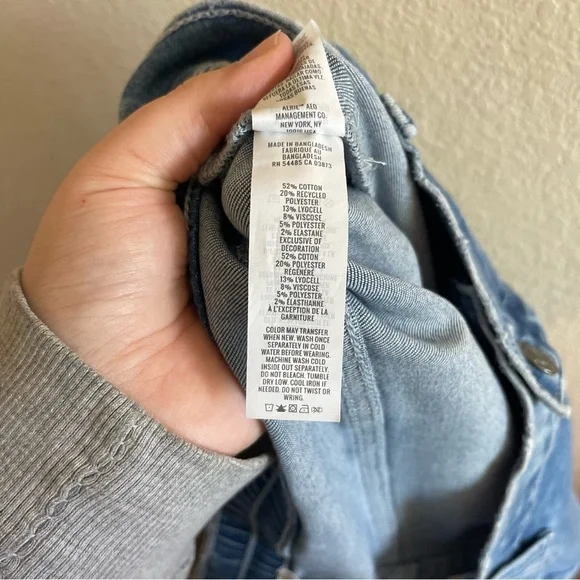 NWT Aerie Pull On Baby Flare Jeans Medium Wash Retro Y2K Women's Size XL - Picture 12 of 12